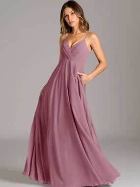 poshmark bridesmaid dresses Vintage for Sale up to 90% Off: Color:sky blue collection-spring-summer-26 Satin Women's Baby Blue Chiffon
